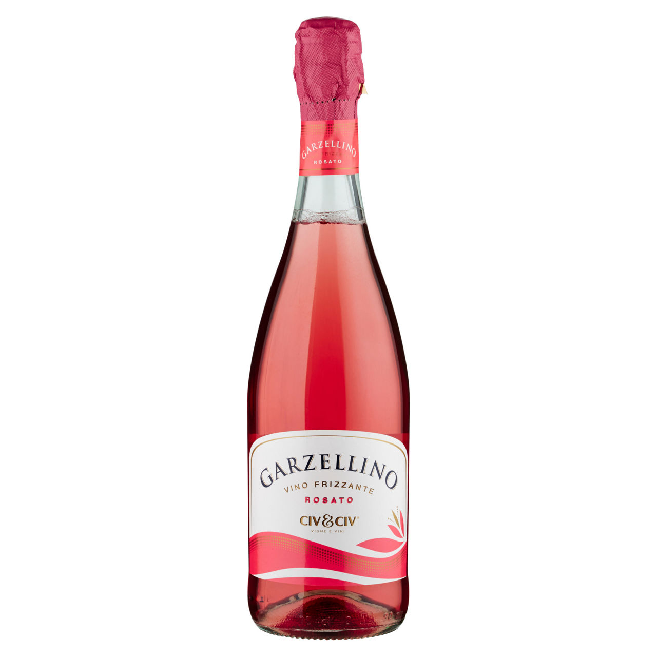 Vino frizzante secco Rosato dell'Emilia IGT Garzellino 750 ml - Immagine 01