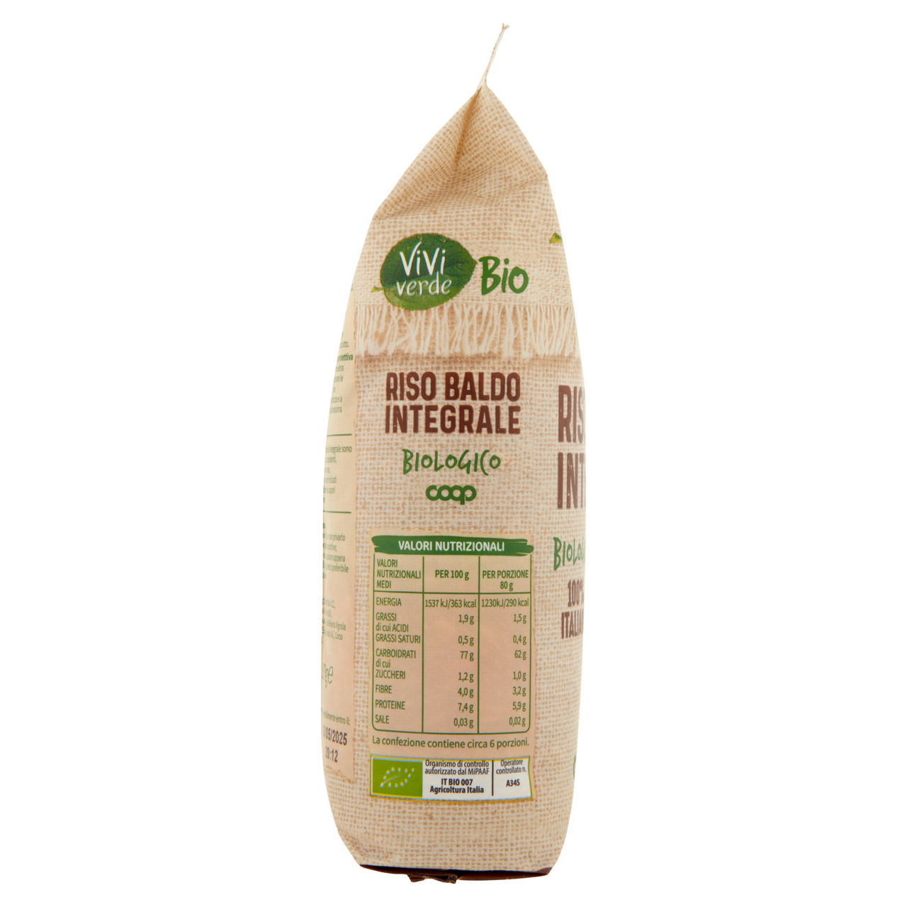 Riso baldo integrale biologico 100% italiano vivi verde 500 g - Immagine 11