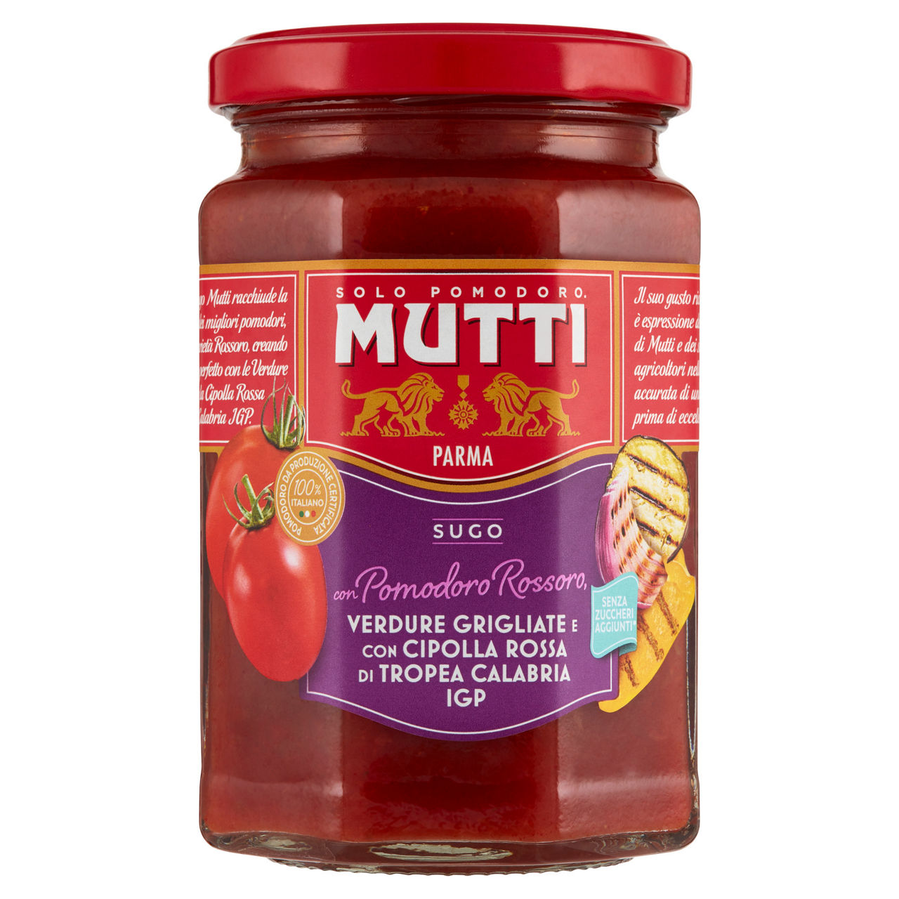 Sugo semplice con pomodoro e verdure grigliate 280 gr - Immagine 01