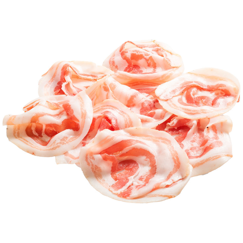 Pancetta arrotolata senza cotenna