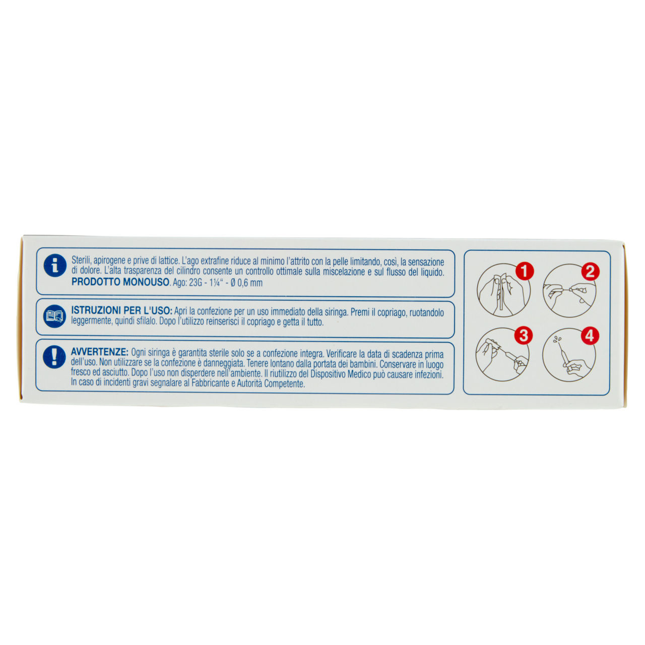 Siringhe sterili coop ago indolore 5 ml scatola 10pz - Immagine 11