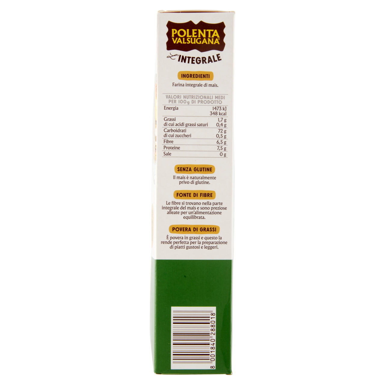 Polenta integrale valsugana scatola gr 330 - Immagine 31