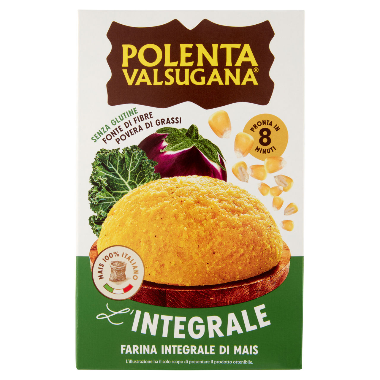 Polenta integrale valsugana scatola gr 330