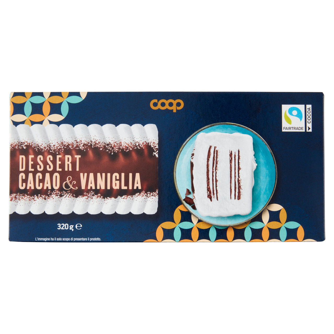Torta gelato al cacao e vaniglia 320 gr