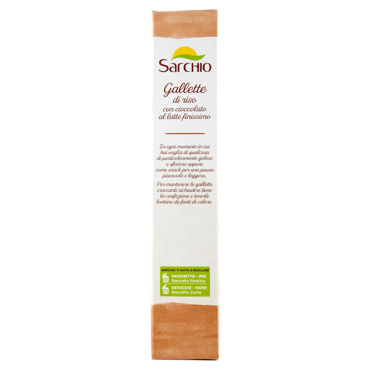 Gallette di riso integrale con cioccolato al latte finissimo  bio 100 gr - Immagine 21