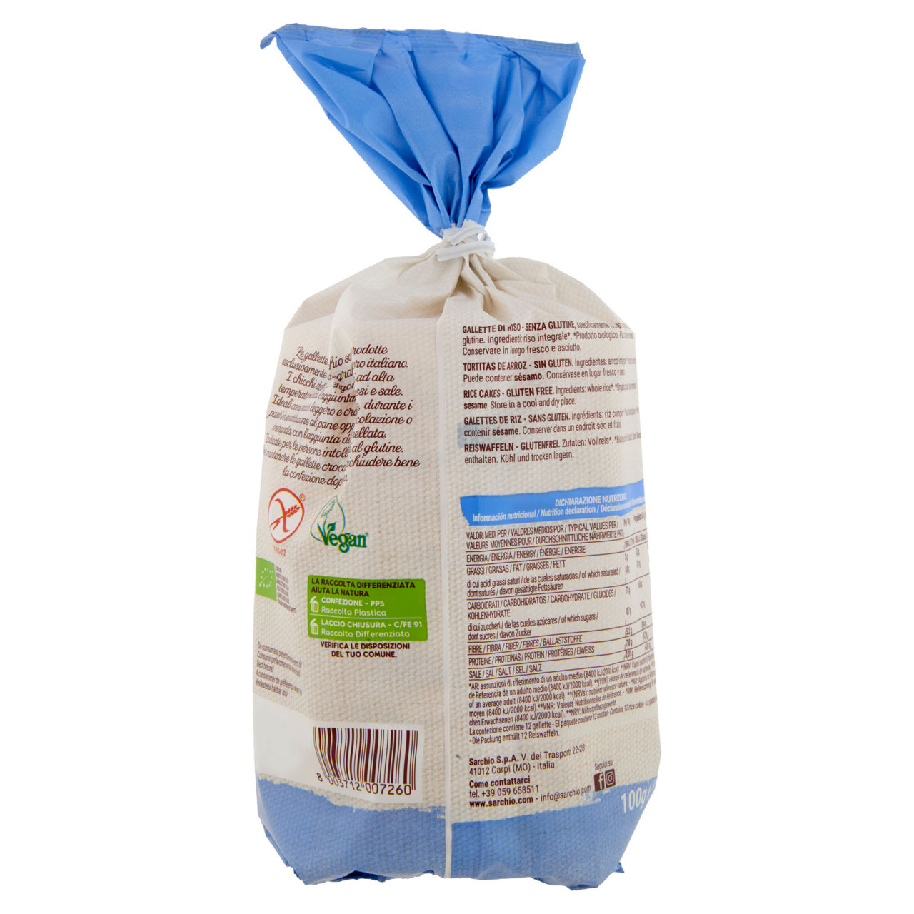 Gallette di riso senza sale e senza glutine 100 gr - Immagine 31
