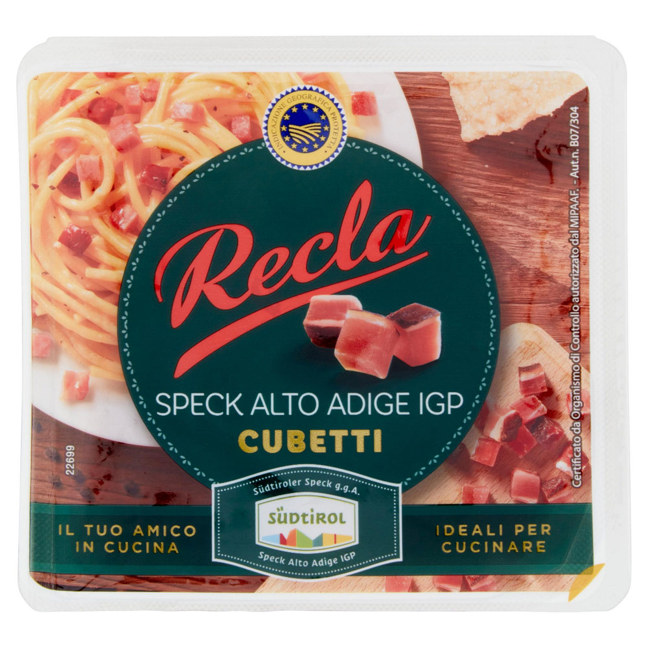 Speck Alto Adige IGP a cubetti 100 gr - Immagine 01