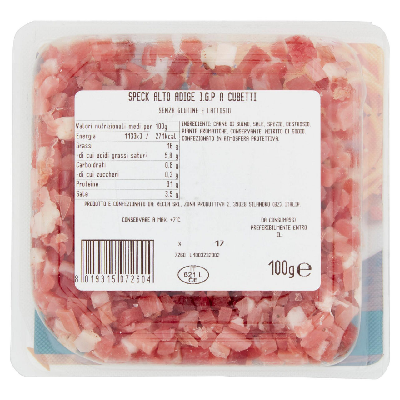 Speck Alto Adige IGP a cubetti 100 gr - Immagine 41