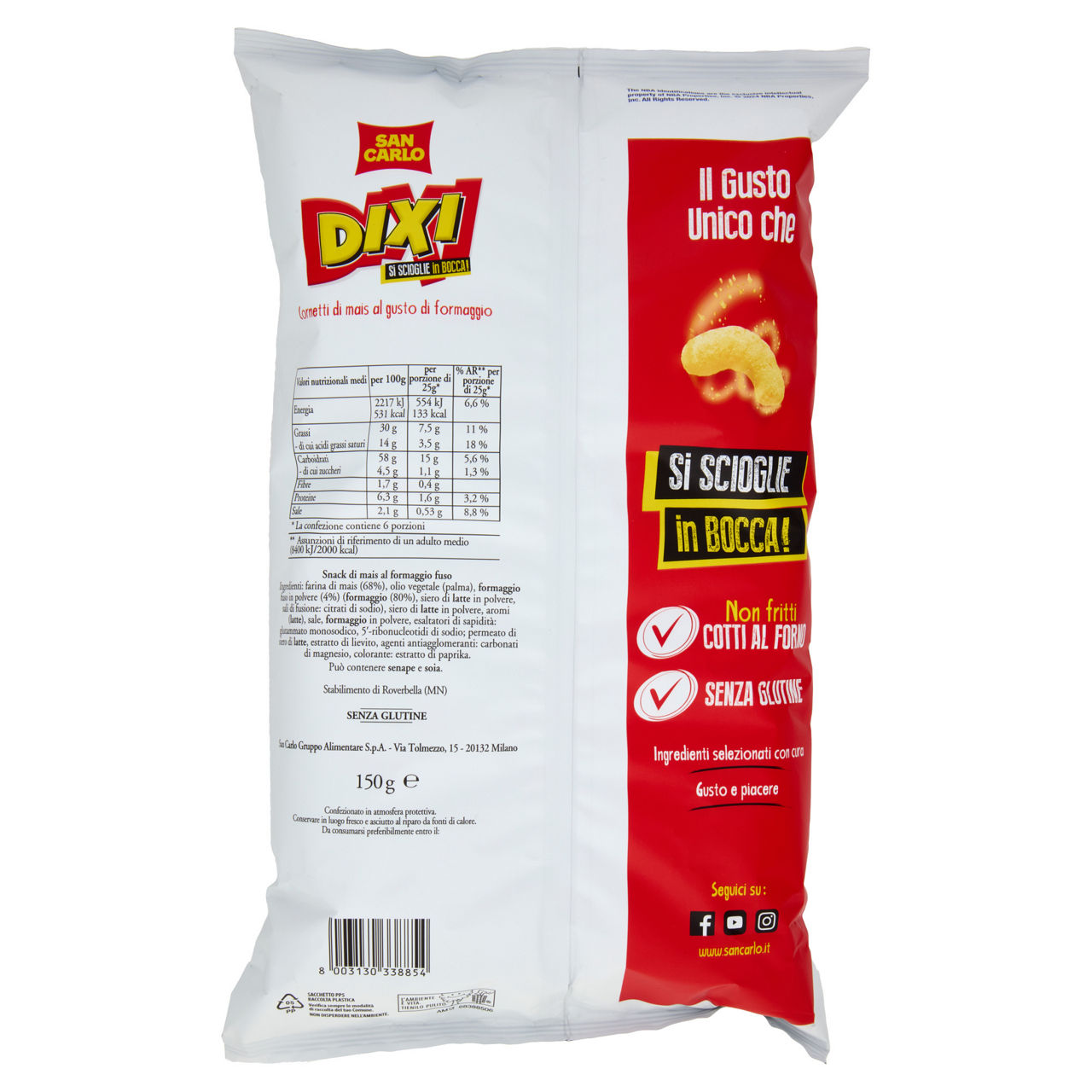 Cornetti di mais al formaggio 150 gr - Immagine 51