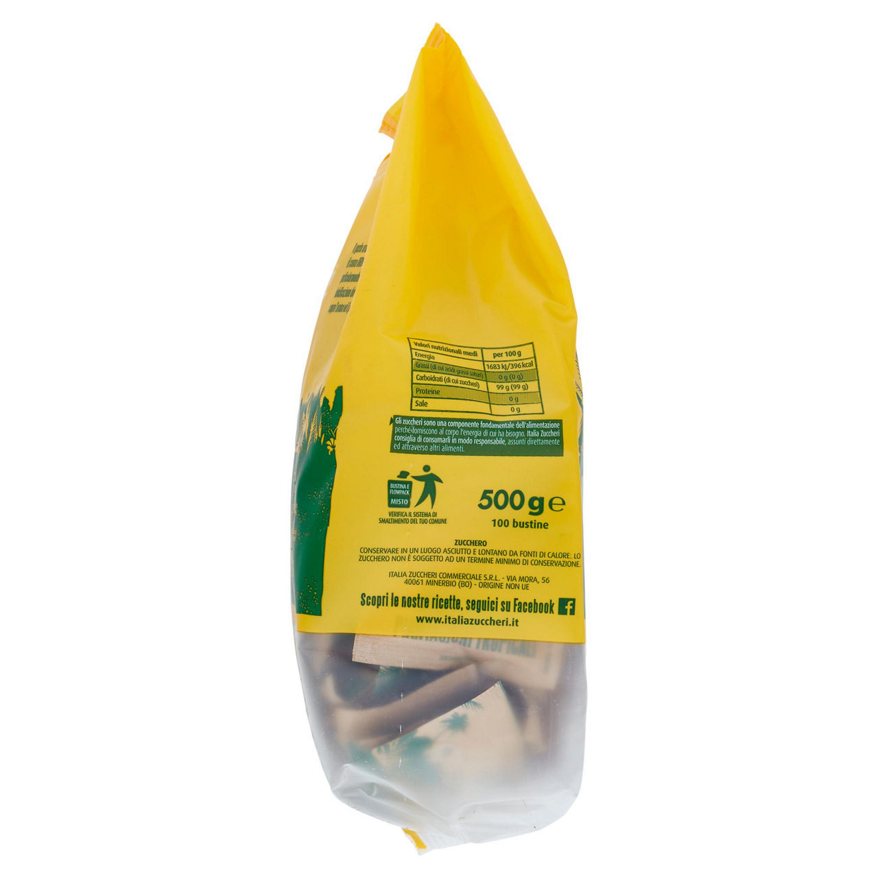 Zucchero grezzo di canna in bustine 500 gr - Immagine 11