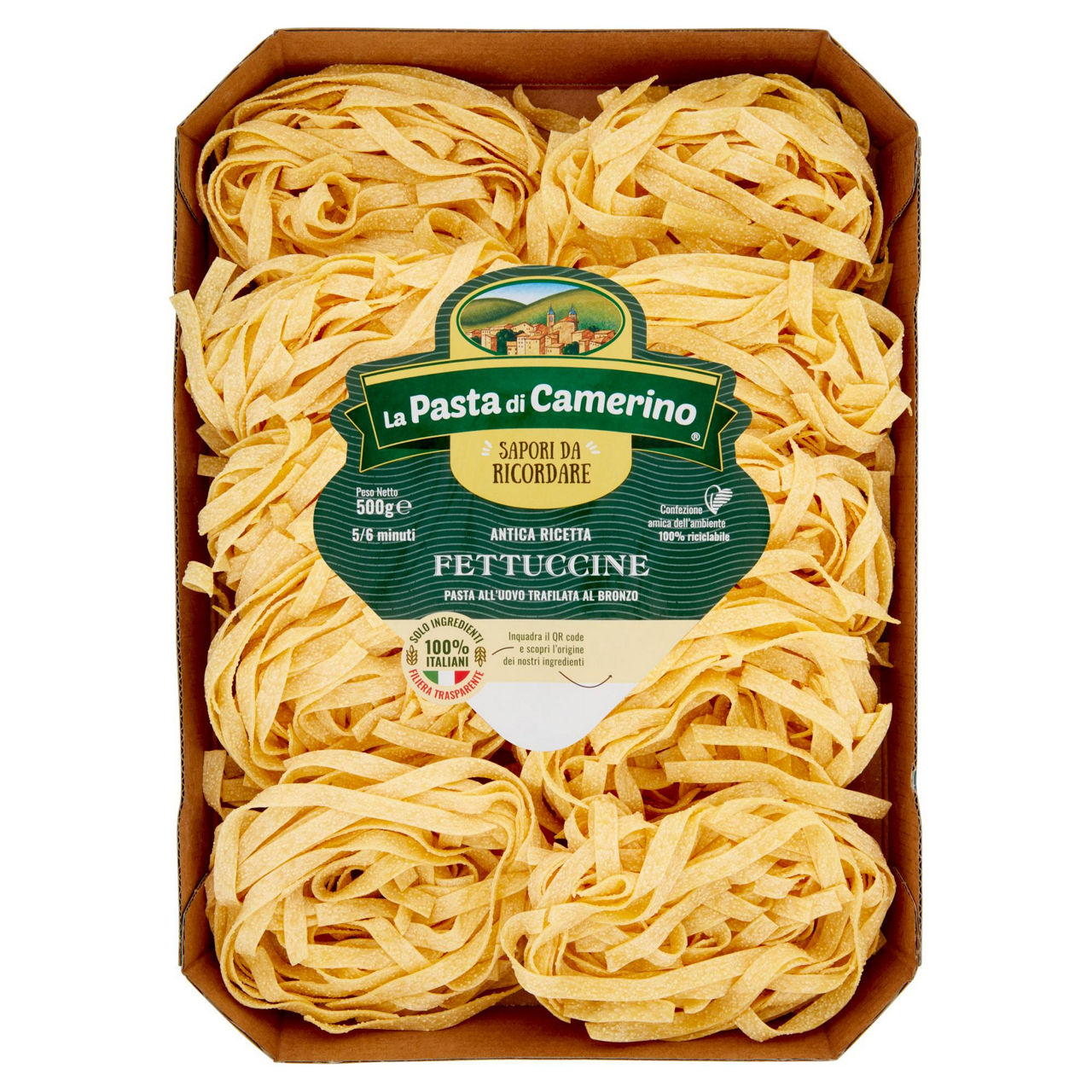 Fettuccine pasta all'uovo 500 gr - Immagine 01