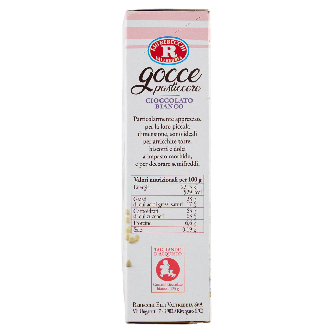 Gocce di cioccolato bianco 125 gr - Immagine 41