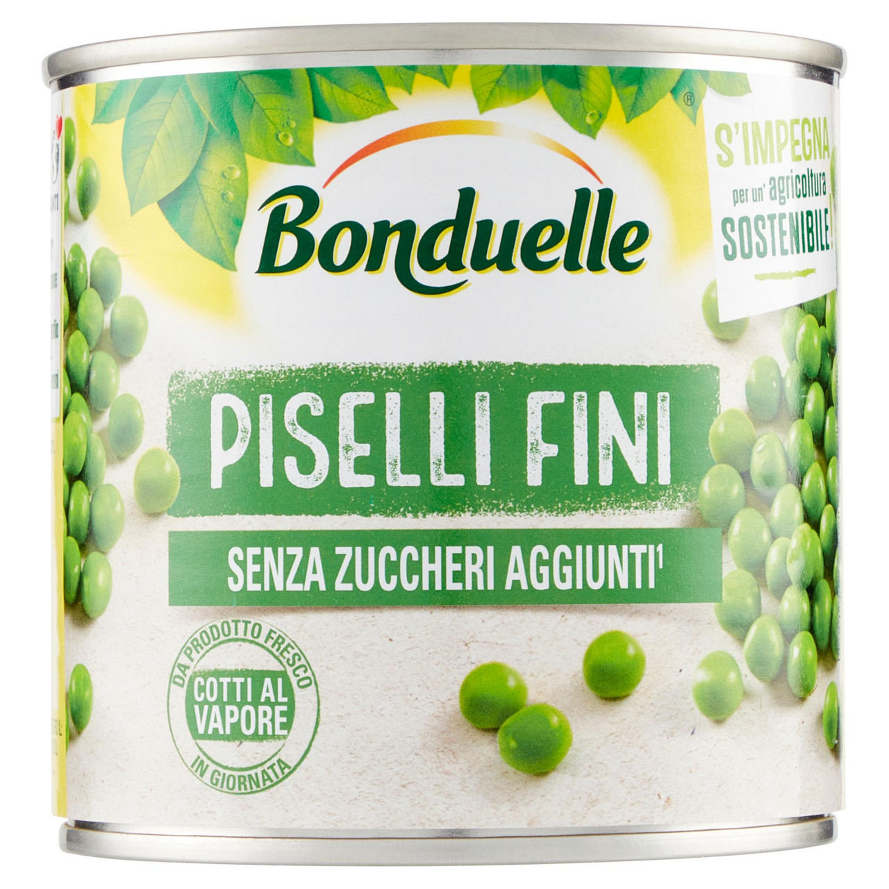 Piselli fini a vapore bonduelle latta g 265 - Immagine 01