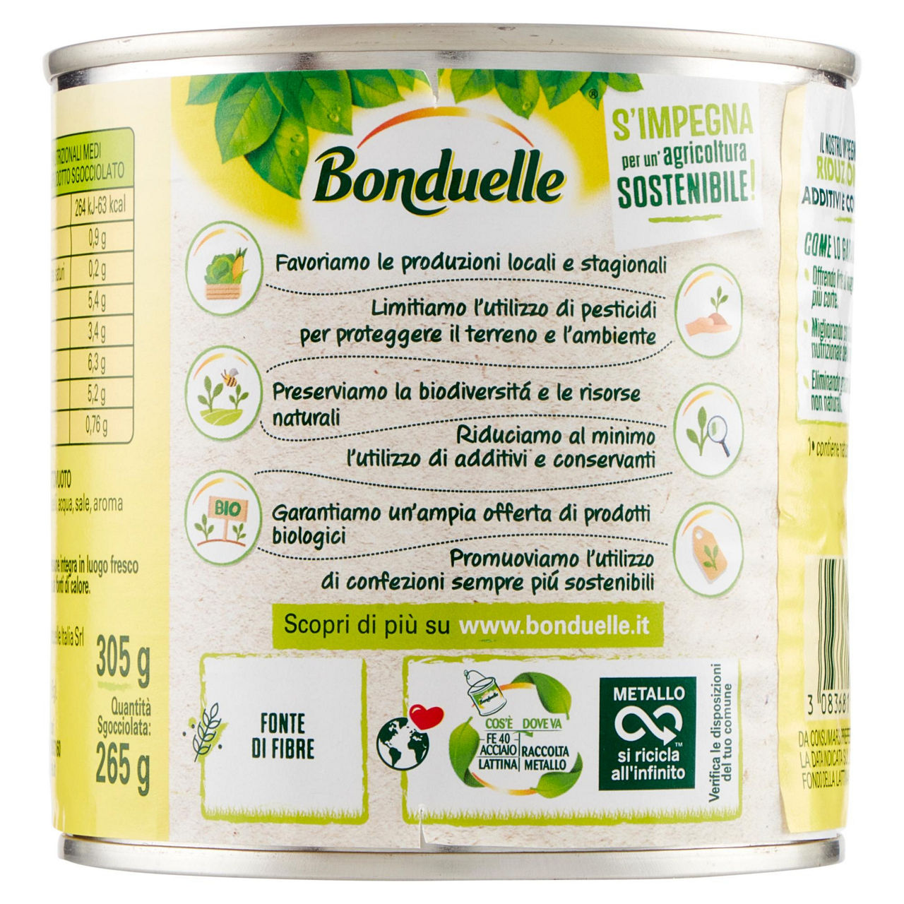 Piselli fini a vapore bonduelle latta g 265 - Immagine 51