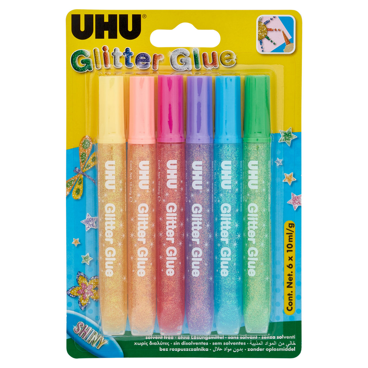 Colla con brillantini glitter per decorare - Immagine 01