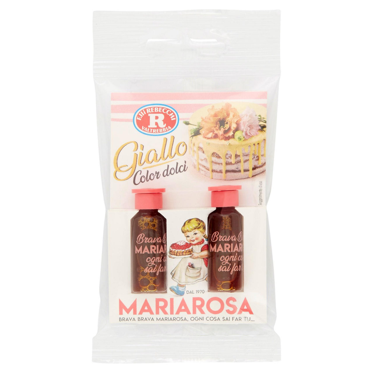 Colorante per dolci giallo 2 pz 10 ml - Immagine 01
