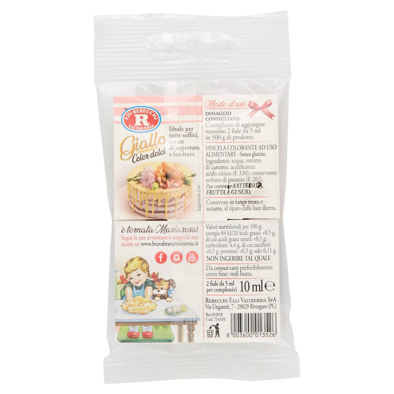 Colorante per dolci giallo 2 pz 10 ml - Immagine 41