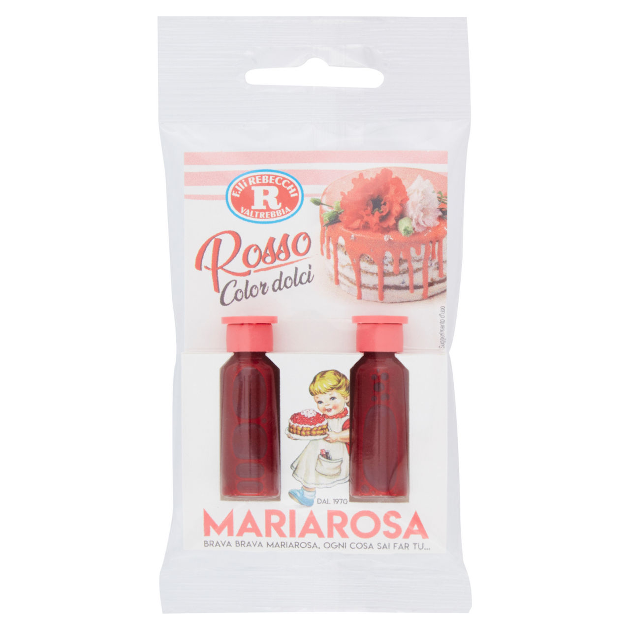 Colorante per dolci rosso 2 pz 10 ml - Immagine 01