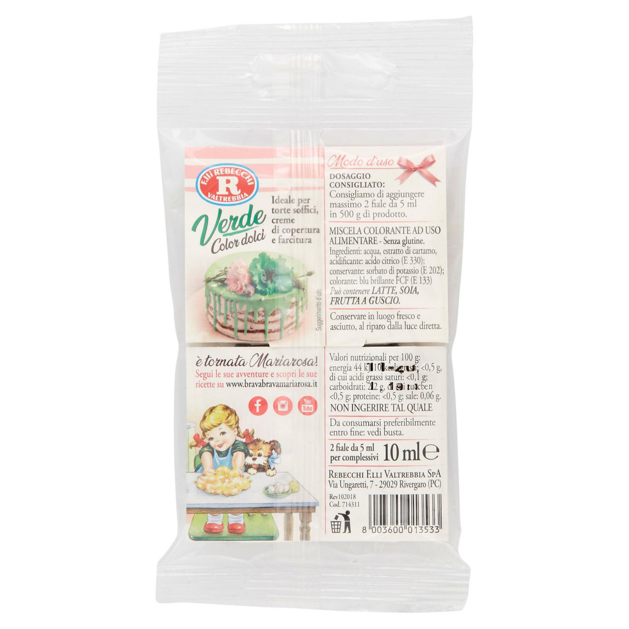 Colorante per dolci verde 2 pz 10 ml - Immagine 41