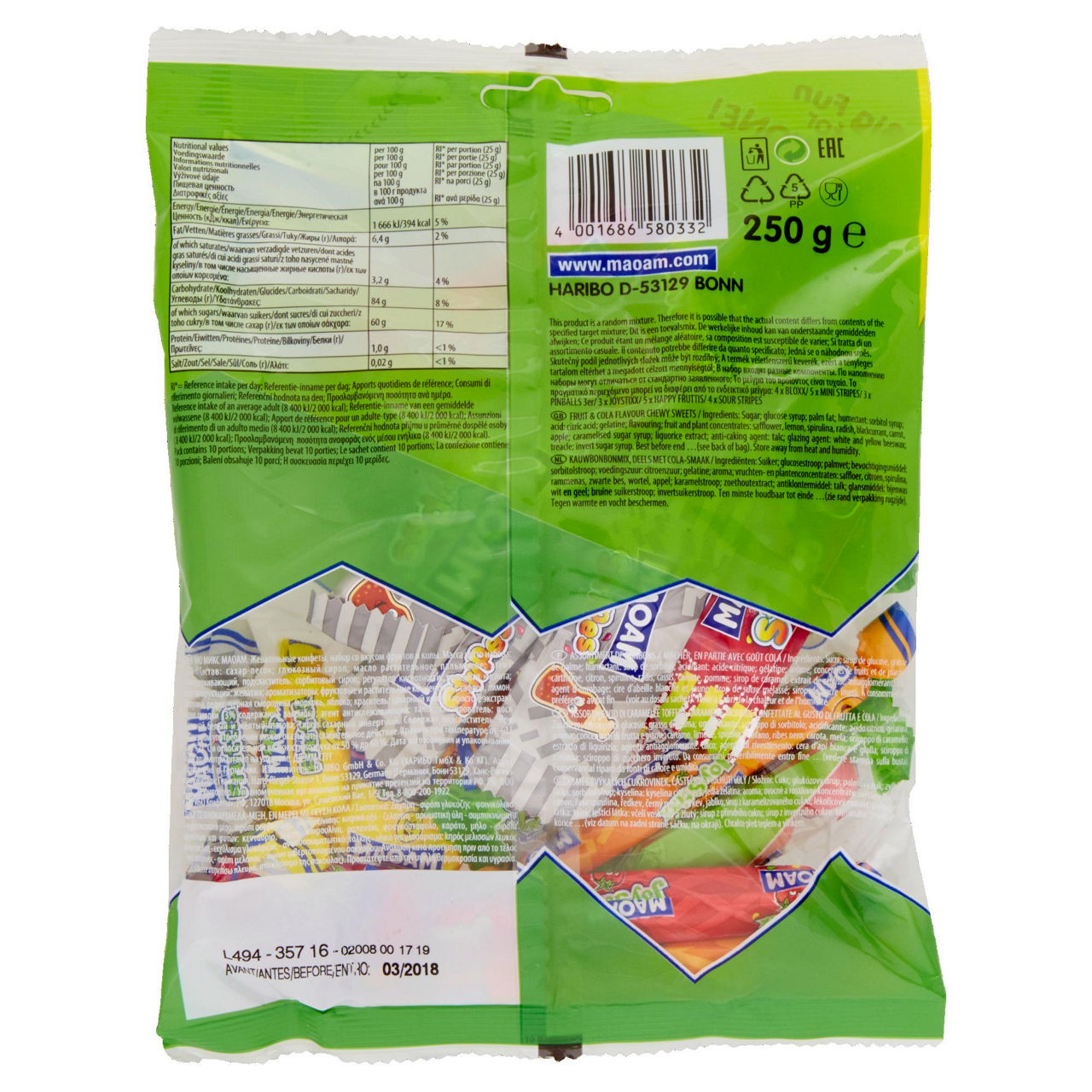 Caramelle gommose al gusto di frutta e cola 250 gr - Immagine 41
