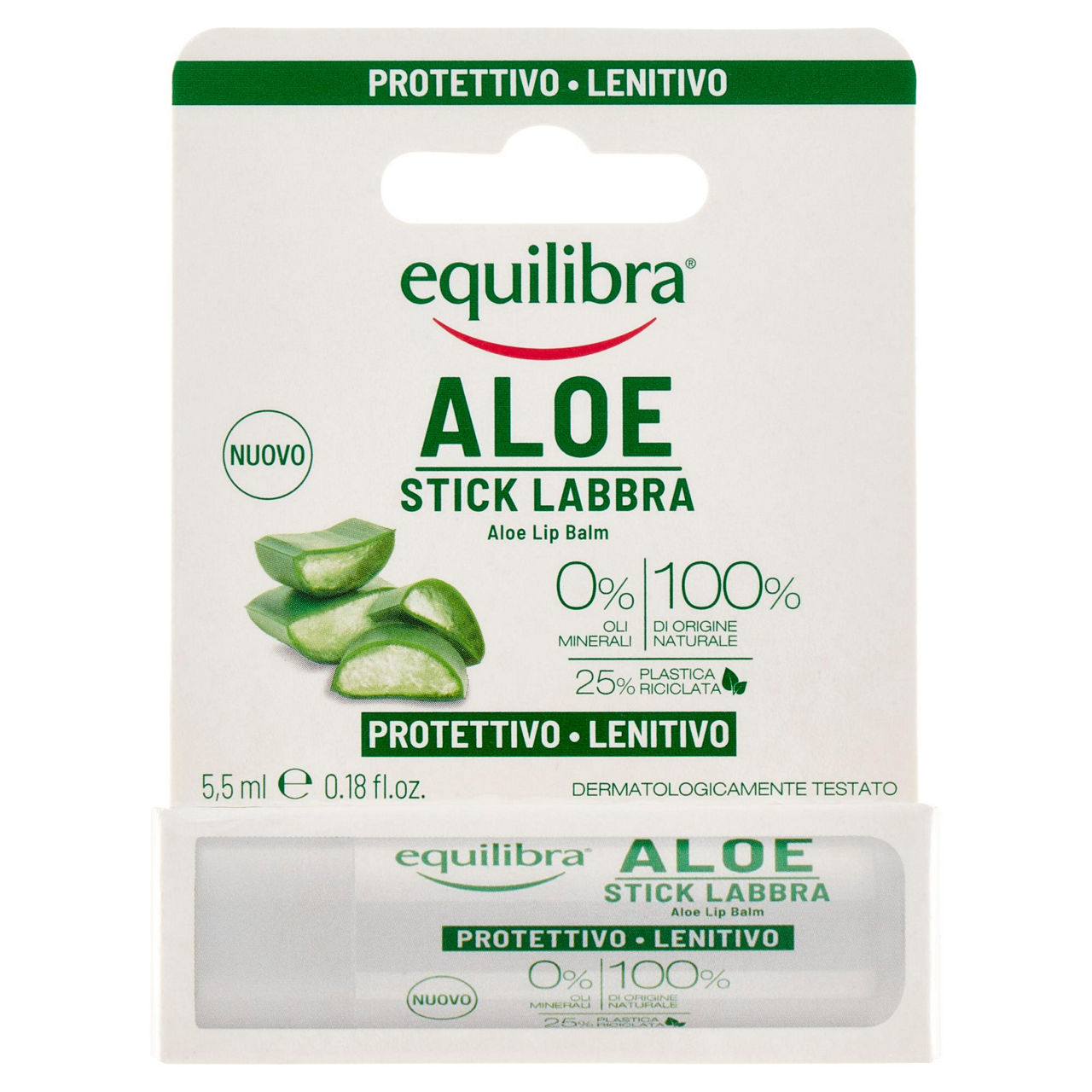 Stick labbra aloe protettivo lenitivo 1 pz