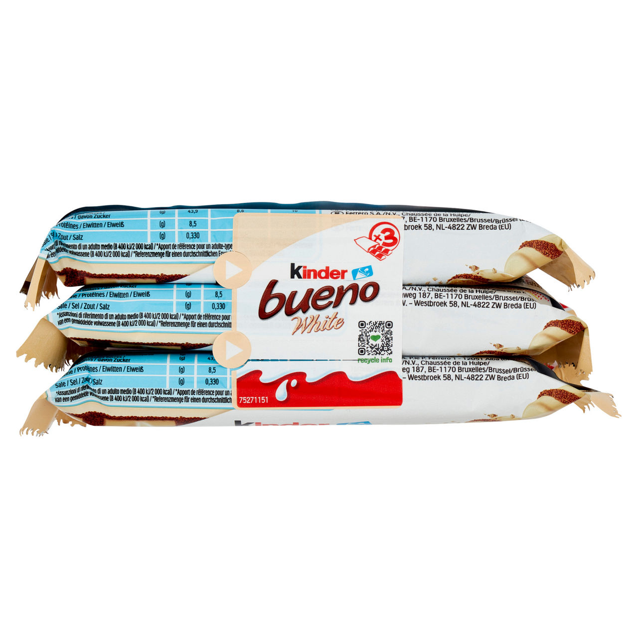 Kinder bueno white 3 pz - Immagine 11