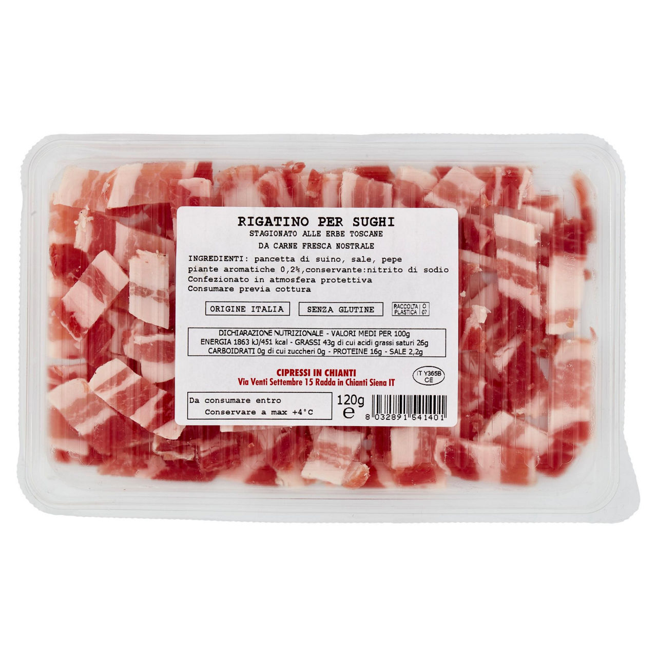 Rigatino stagionato taglio al coltello 120 gr - Immagine 21