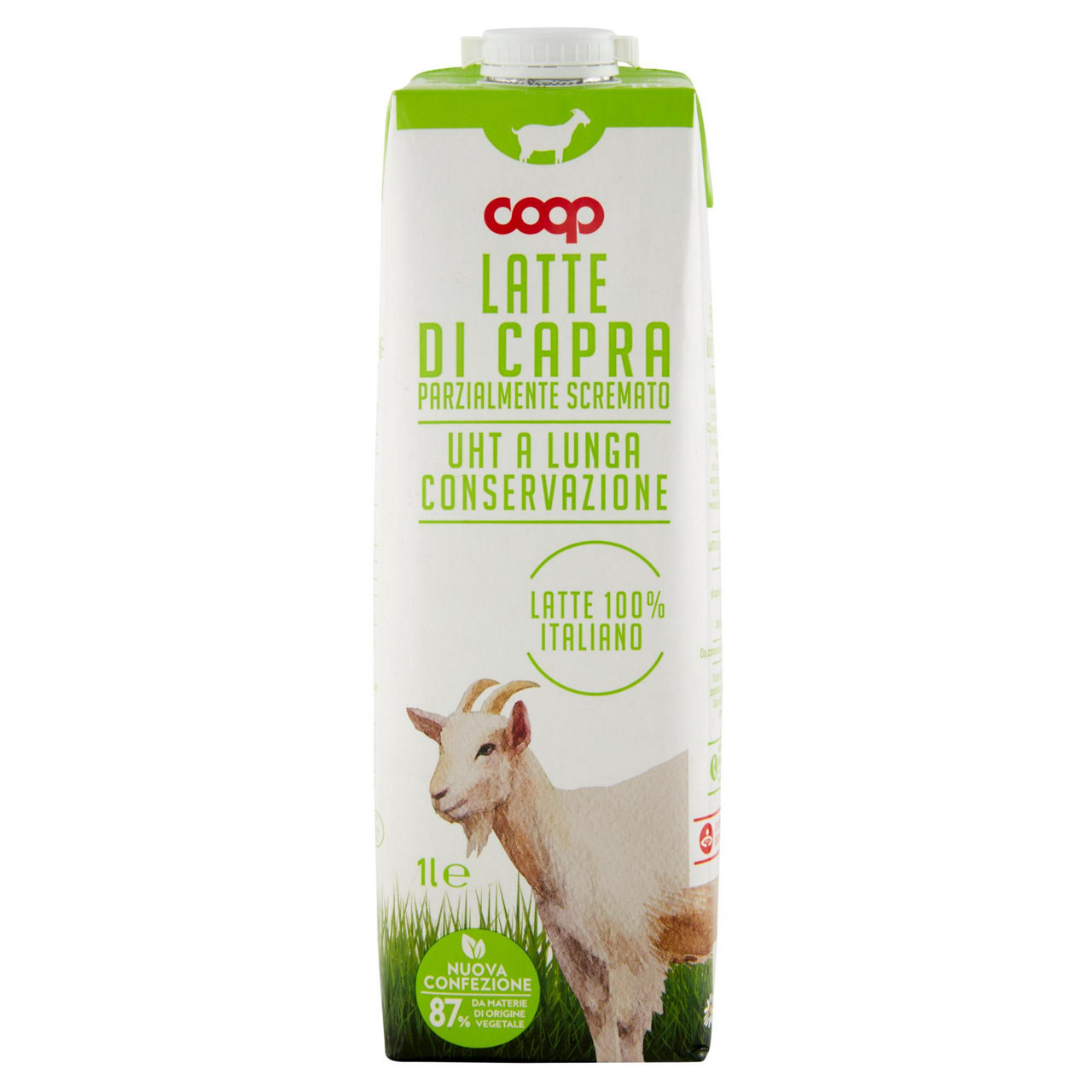 Latte di capra parzialmente scremato 1 lt - Immagine 01