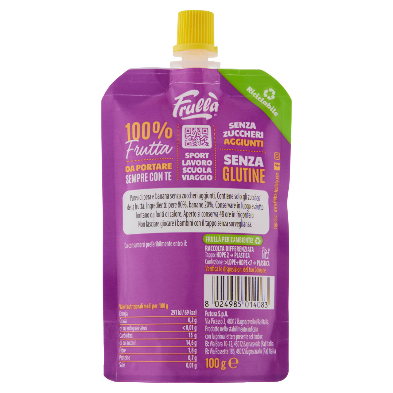 Polpa di frutta banana 100 gr - Immagine 101