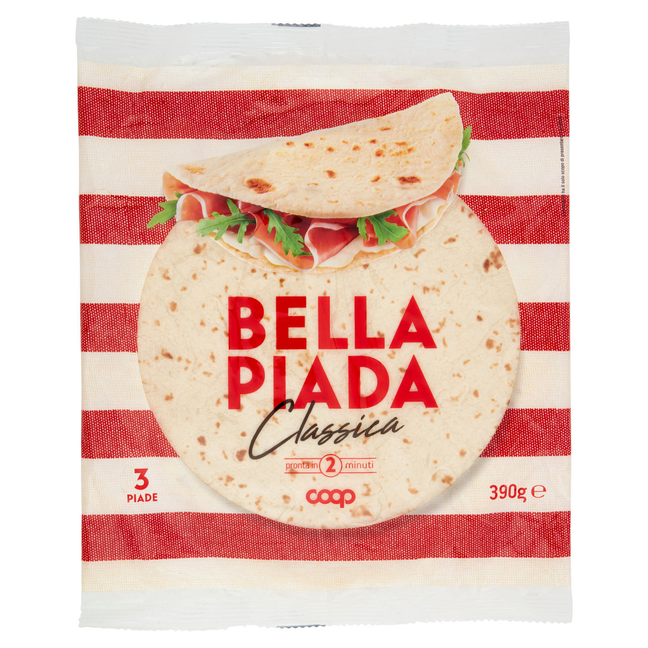 Piadina sfogliata coop pz 3 gr 390