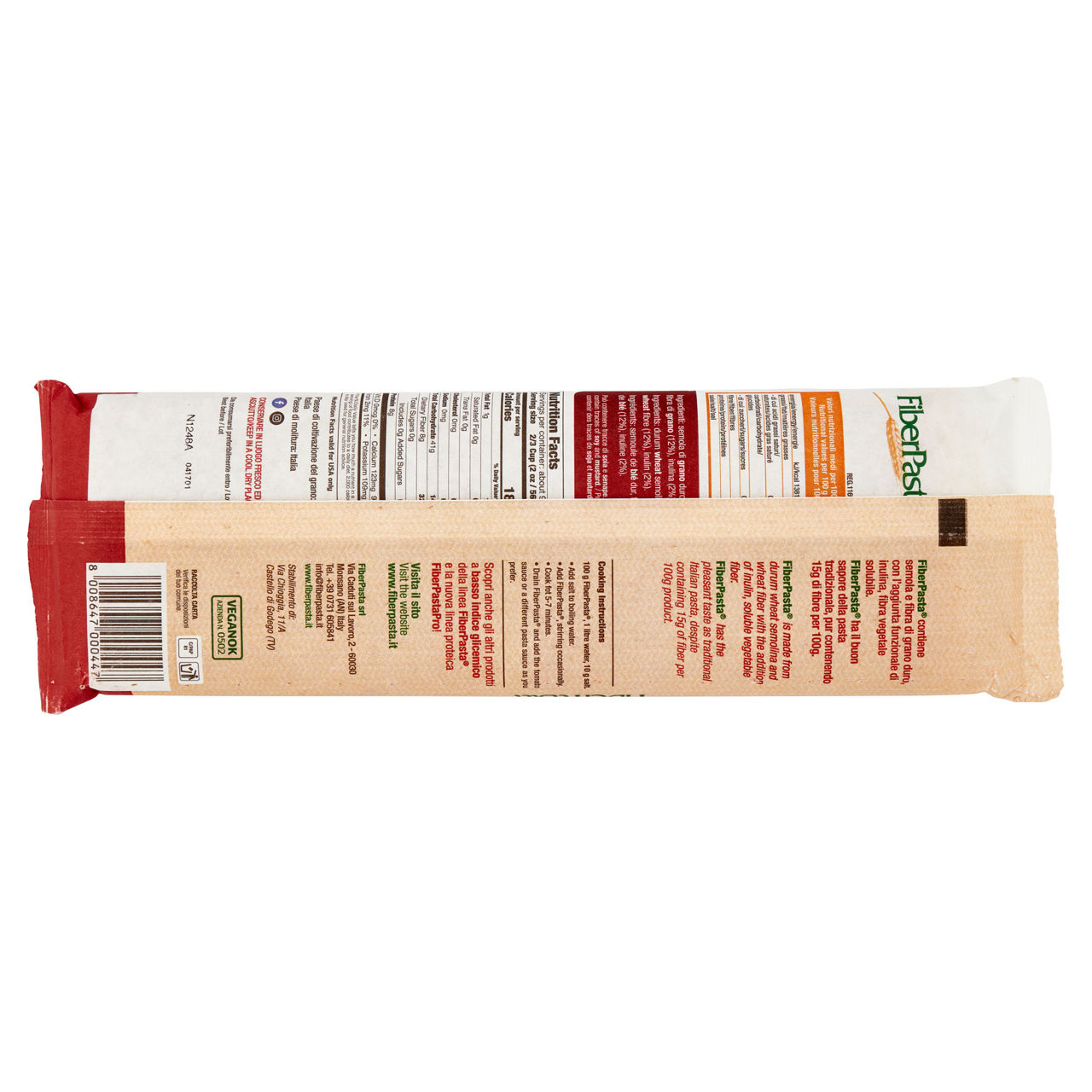 Spaghetti a basso indice glicemico pasta di semola di grano duro con fibre 500 gr - Immagine 11