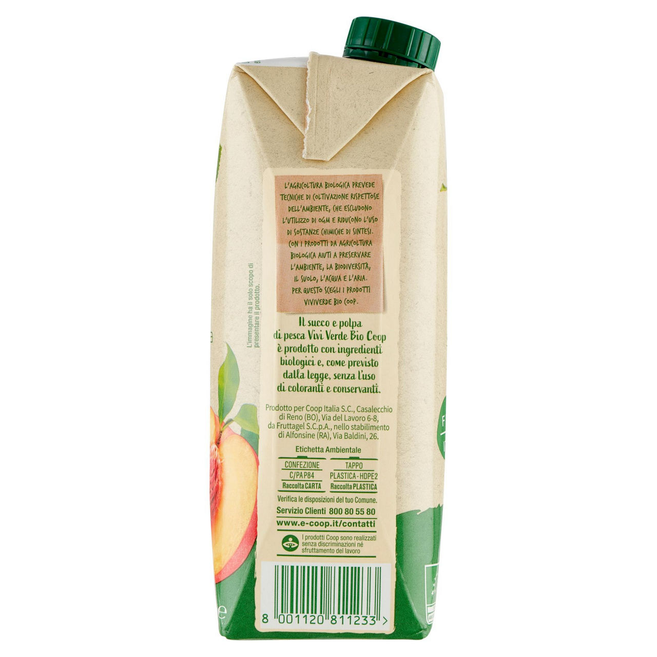 Succo pesca biologica vivi verde 750 ml - Immagine 61