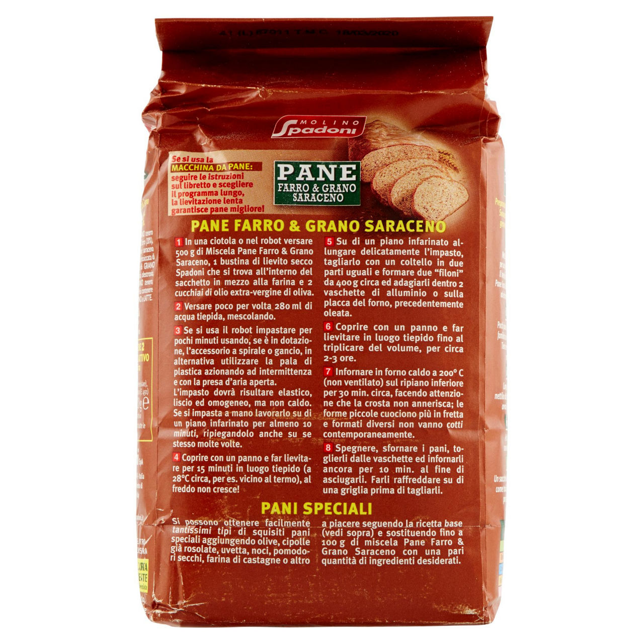 Preparato per pane farro e grano saraceno 1 kg - Immagine 41