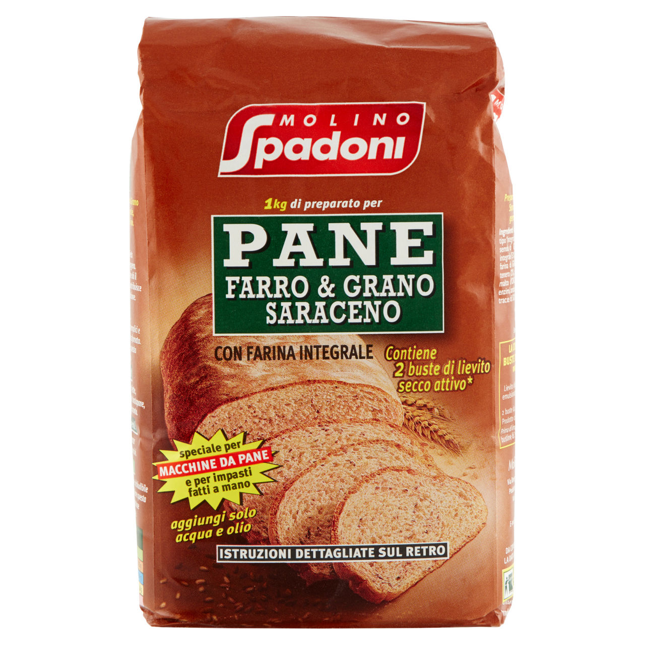 Preparato per pane farro e grano saraceno 1 kg - Immagine 01