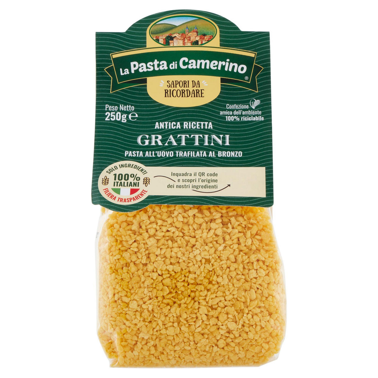 Grattini pasta all'uovo 250 gr