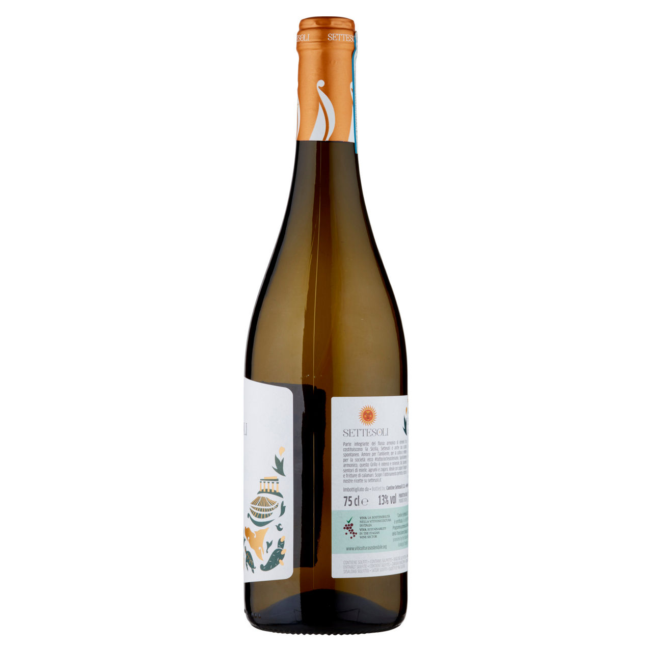 Vino bianco grillo sicilia DOC 750 ml - Immagine 41
