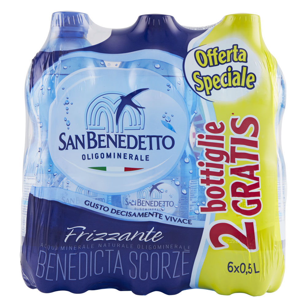 Acqua minerale frizzante 500 ml x 4 + 2 pz omaggio - Immagine 61