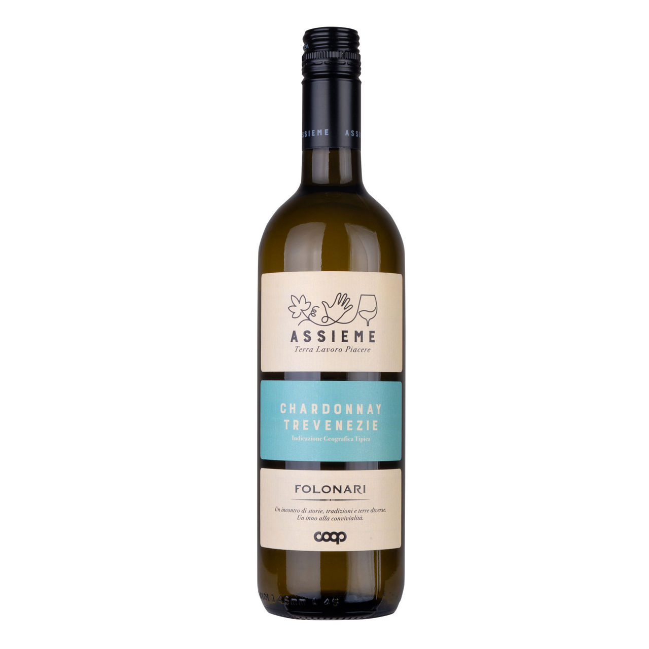 Vino bianco Chardonnay Trevenezie IGT 750 ml
