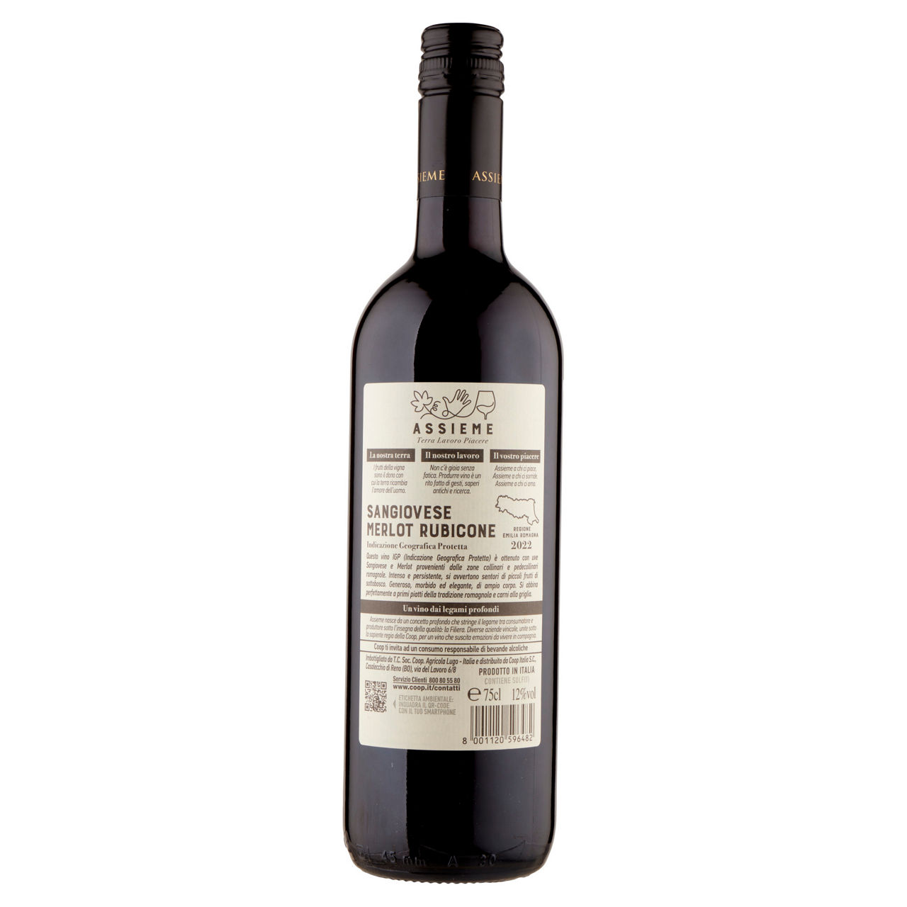 Vino rosso Sangiovese-Merlot Rubicone IGP 750 ml - Immagine 41