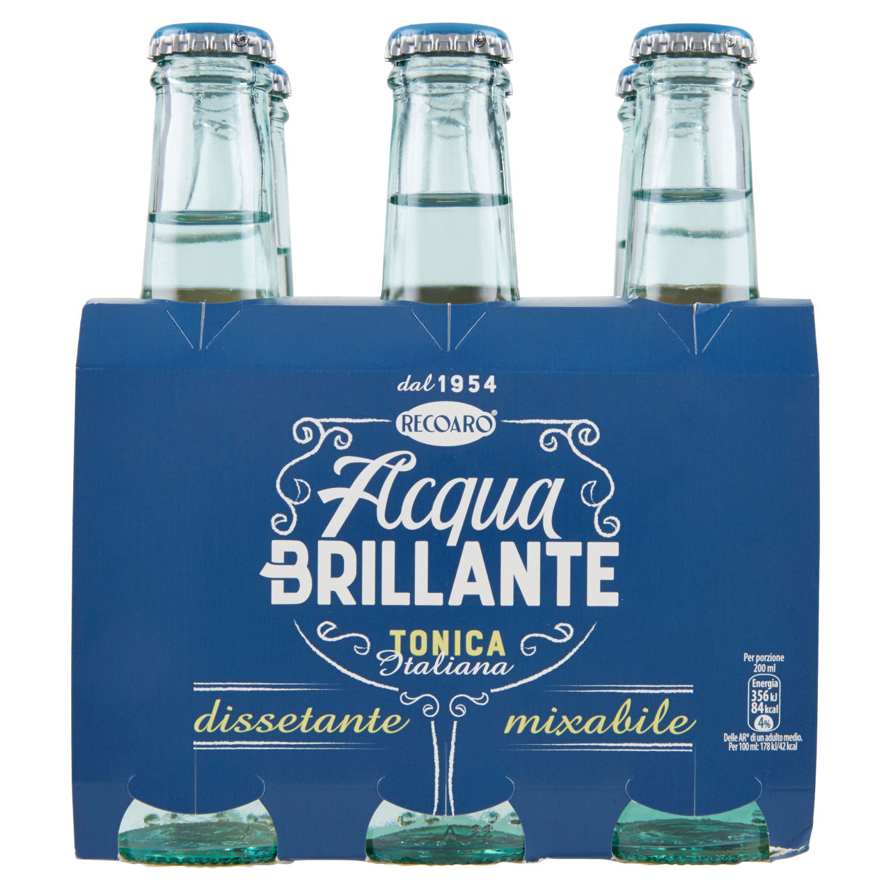 Acqua tonica brillante 6 pz x 200 ml