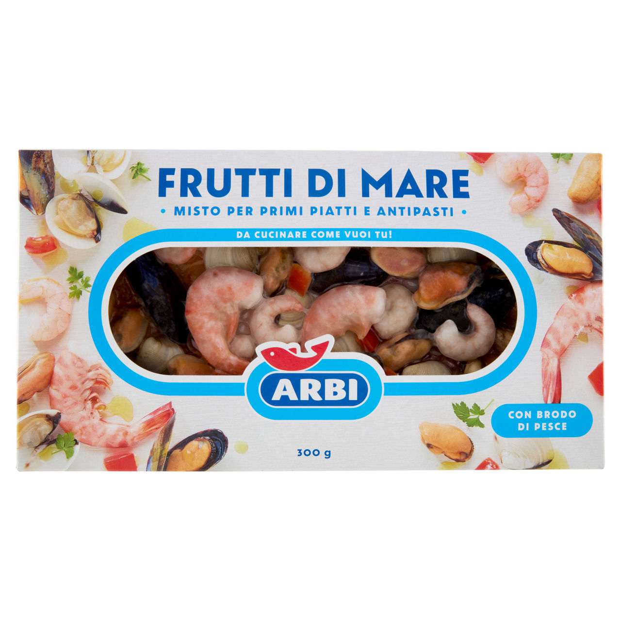 Misto frutti di mare surgelato 300 gr - Immagine 01