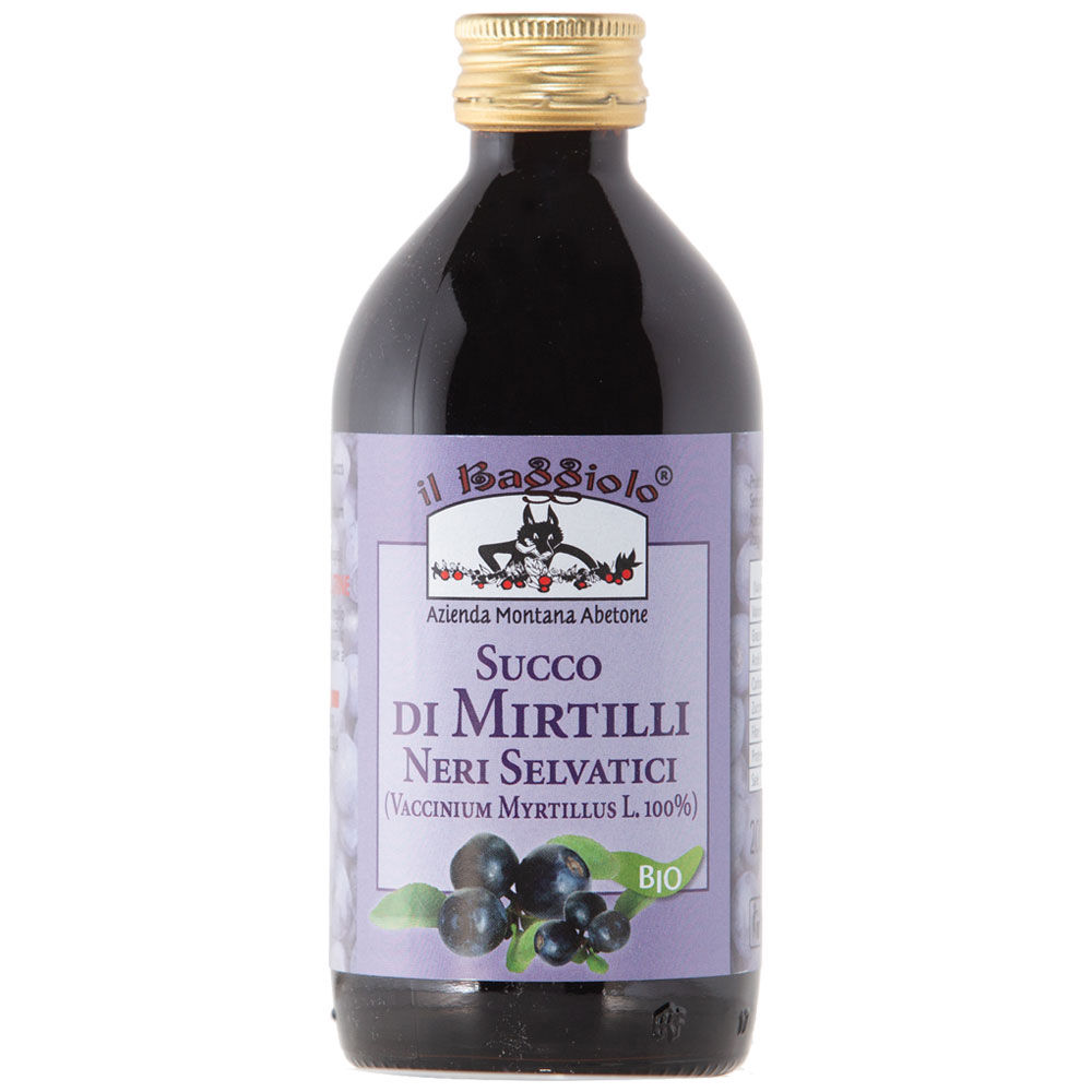 Succo di mirtilli neri selvatici 200 ml