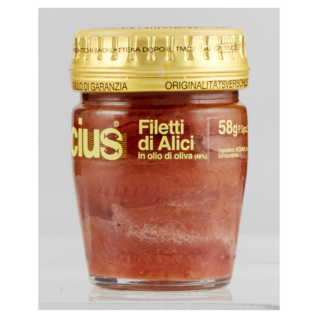 Filetti di alici distese in olio di oliva 58 gr - Immagine 31