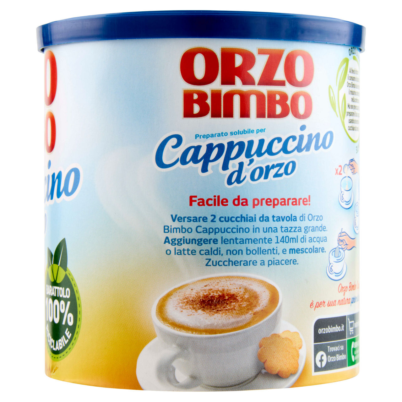Preparato solubile per cappuccino d'orzo 150 gr - Immagine 11
