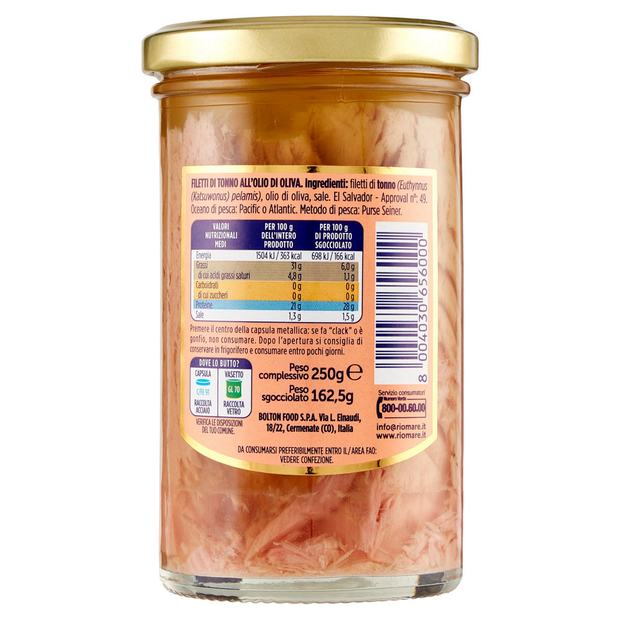 Filetto di tonno olio di oliva 250 gr - Immagine 11