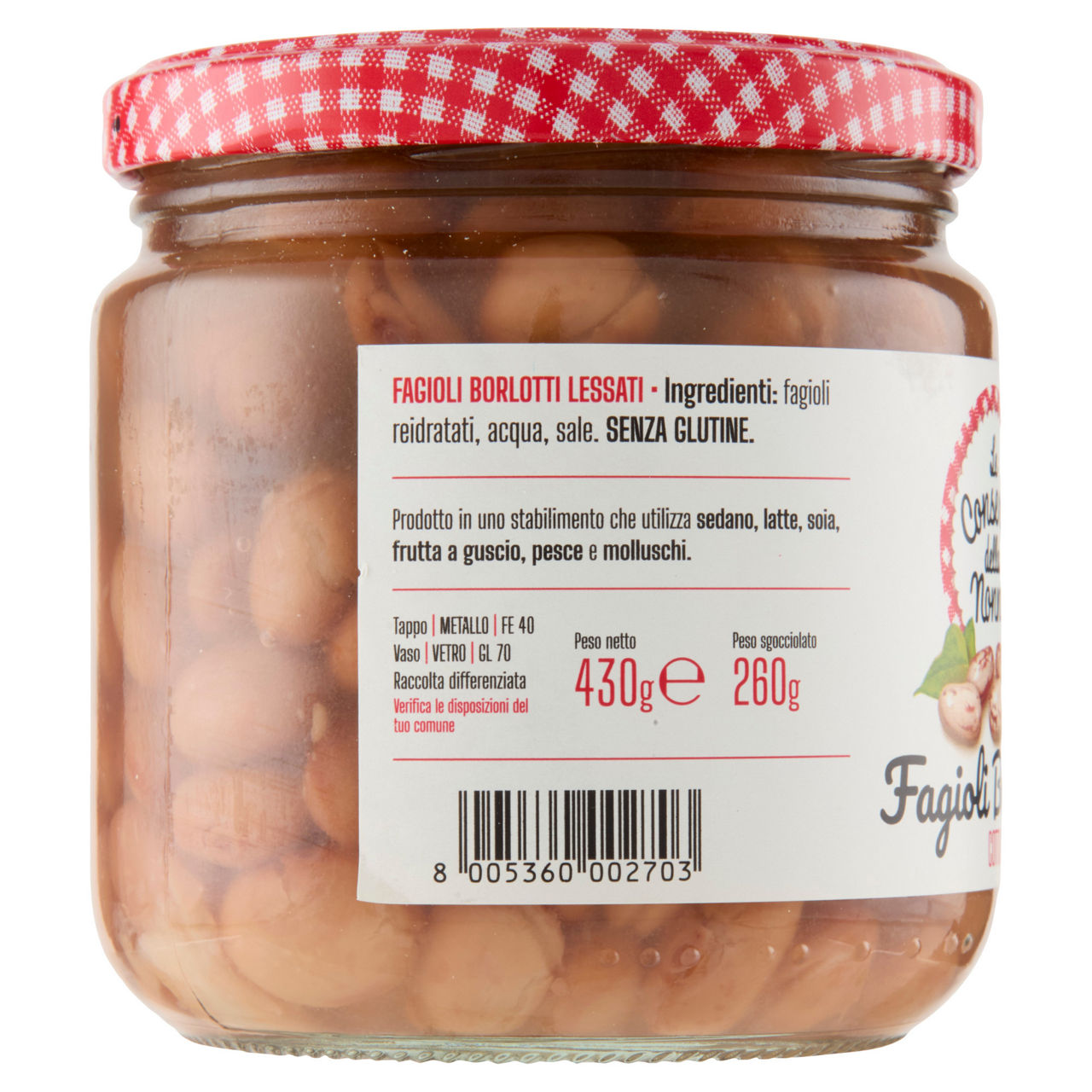 Fagioli borlotti cotti al naturale 260 gr - Immagine 21