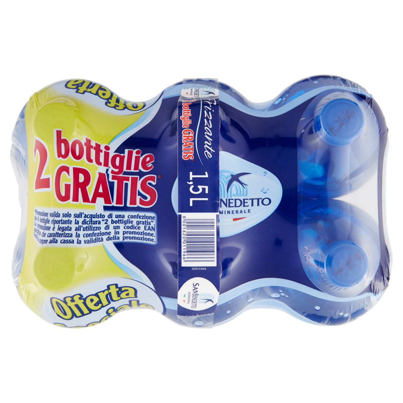 Acqua minerale frizzante 1,5 lt x 4 + 2 pz omaggio - Immagine 21