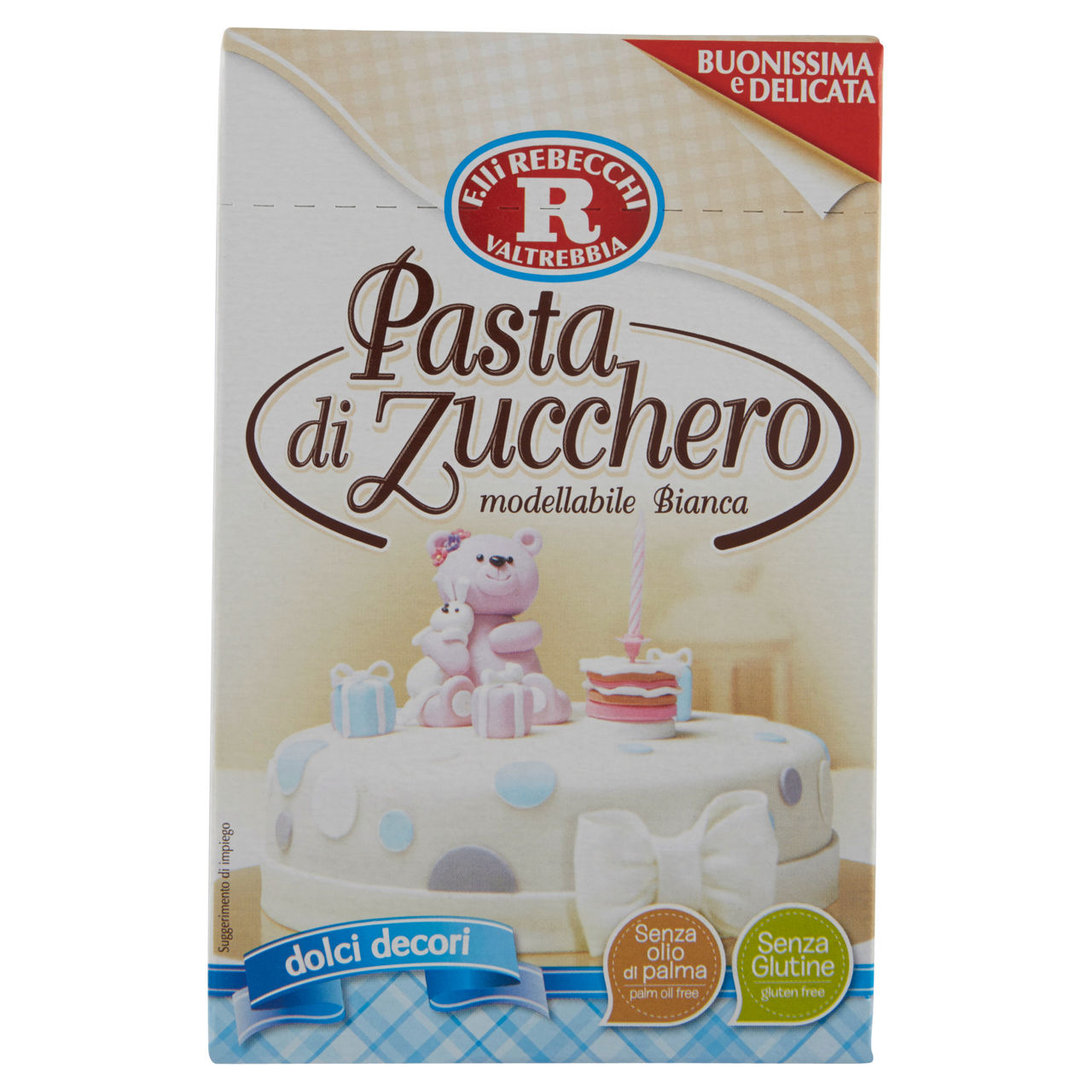 Pasta di zucchero bianca 250 gr - Immagine 01