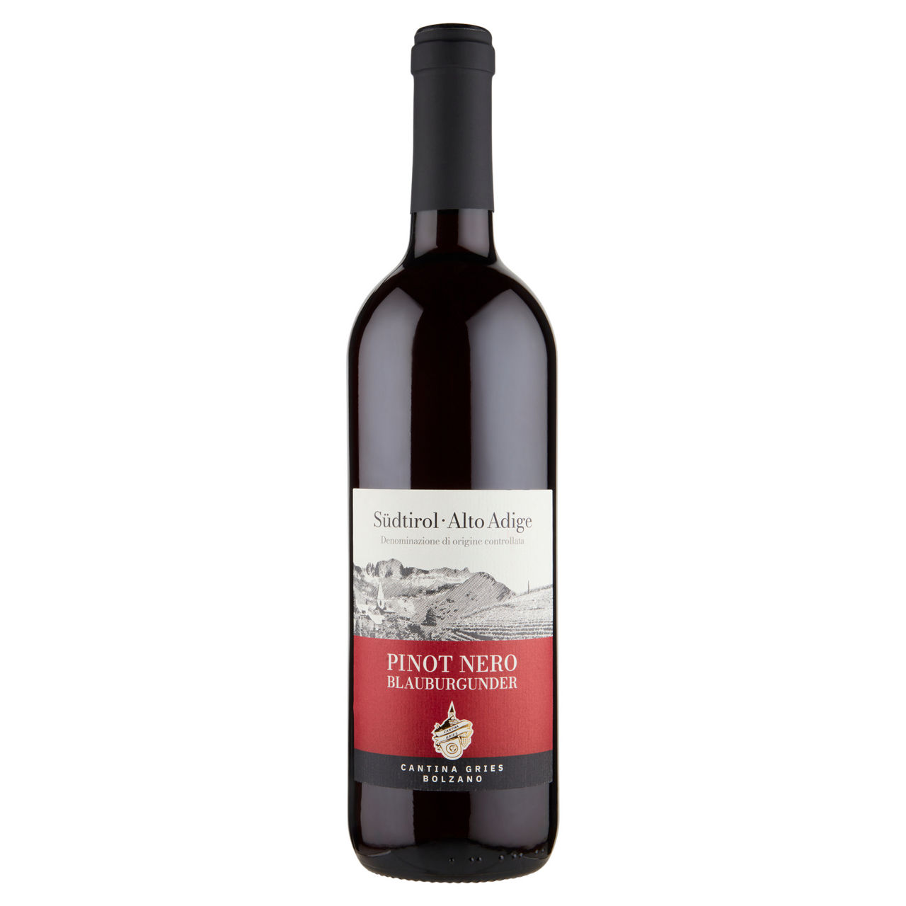 Vino rosso Pinot Nero Blauburgunder Südtirol-Alto Adige DOC 750 ml - Immagine 01