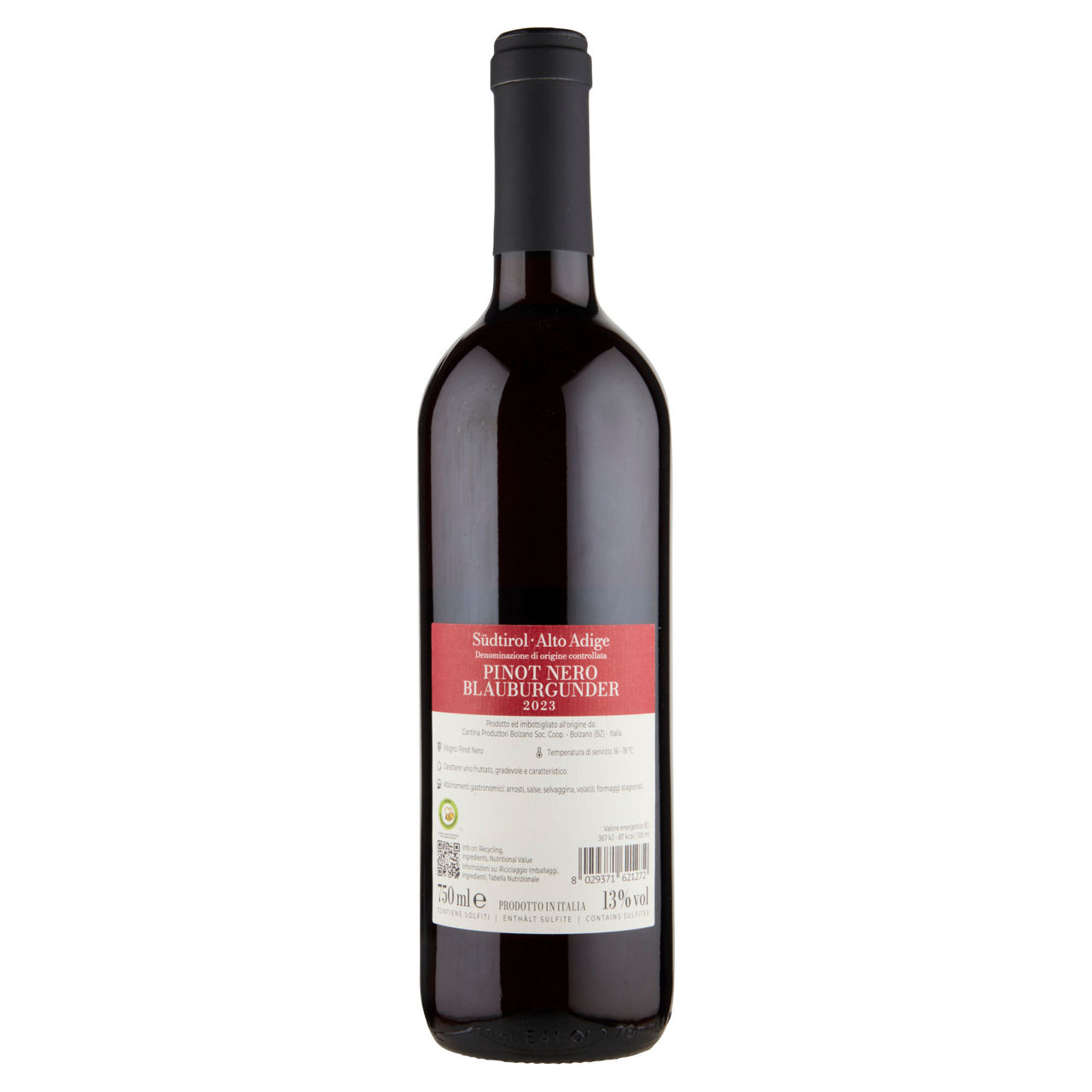 Vino rosso Pinot Nero Blauburgunder Südtirol-Alto Adige DOC 750 ml - Immagine 41